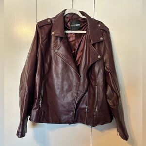 Fashion Nova Vegan Leather Jacket